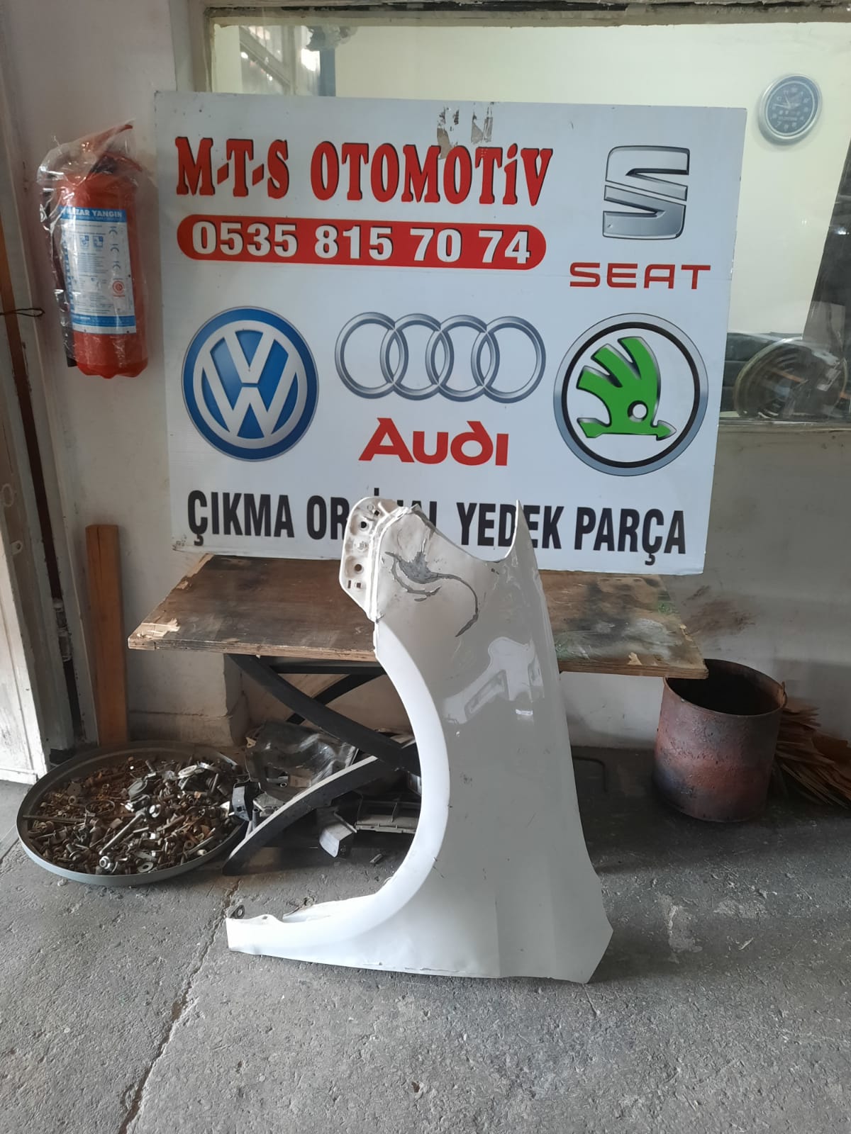 Volkswagen golf 6 sol ön çamurluk